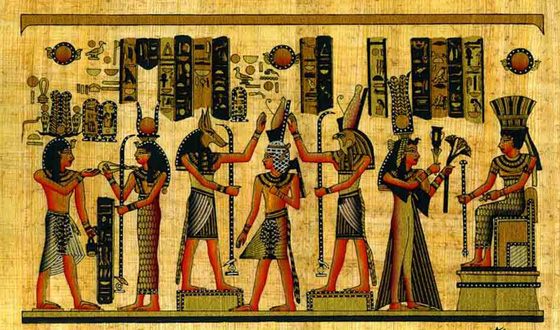 У Стародавньому Єгипті писали на папірусі