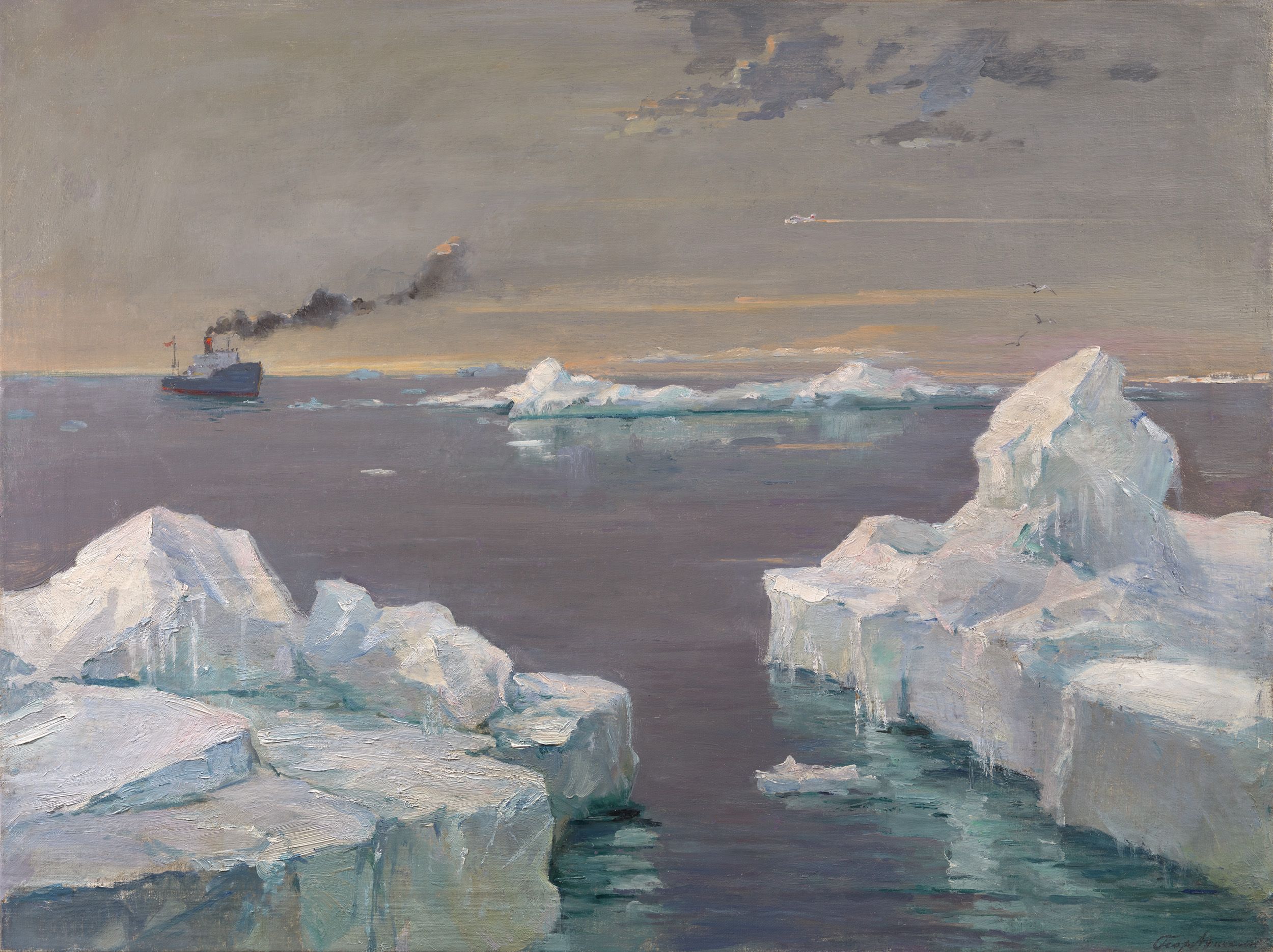 Lot 23, Georgy Nissky, Icebergs